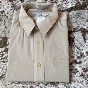 NWT Wm. H. Leishman 17 Large Dress Shirt